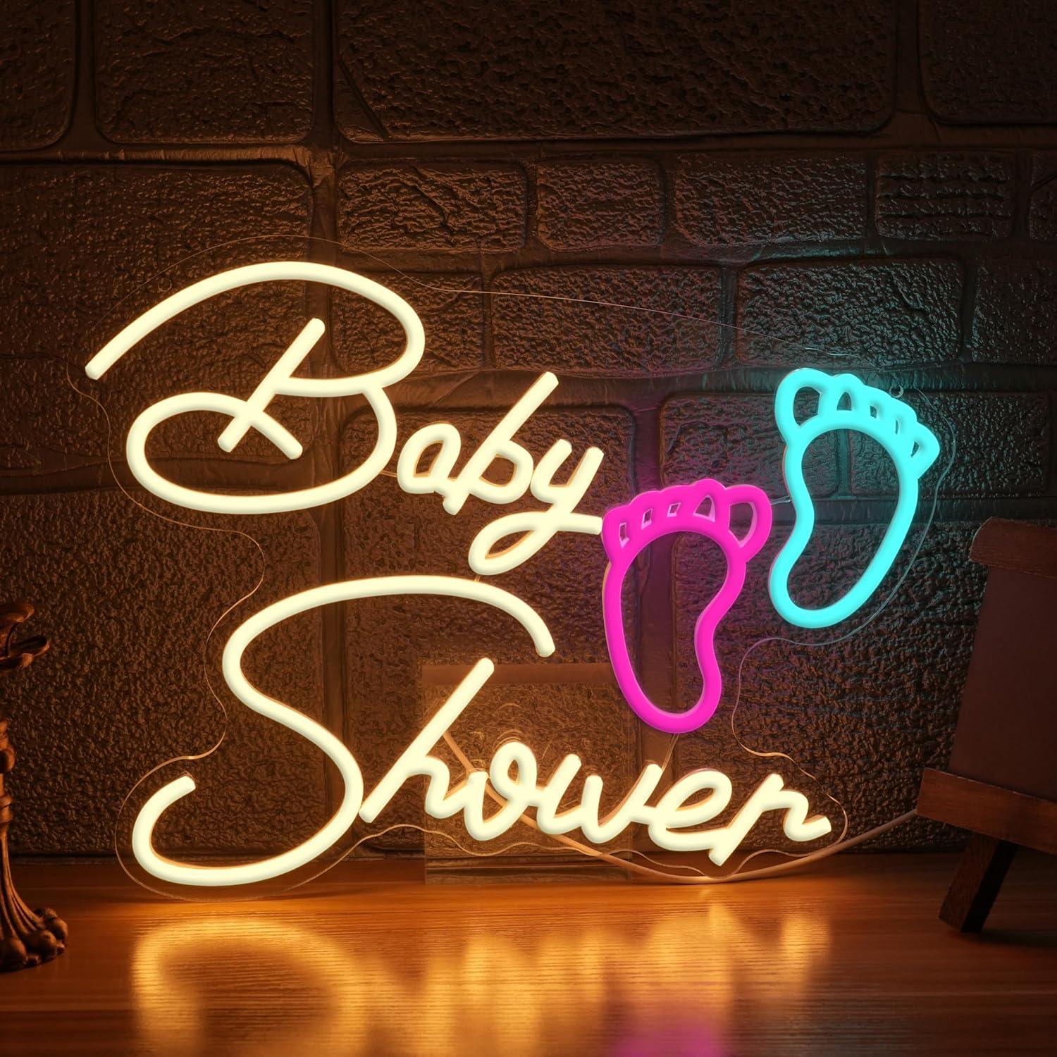 Neon Sign Party - Letrero de Neón para Baby Shower,