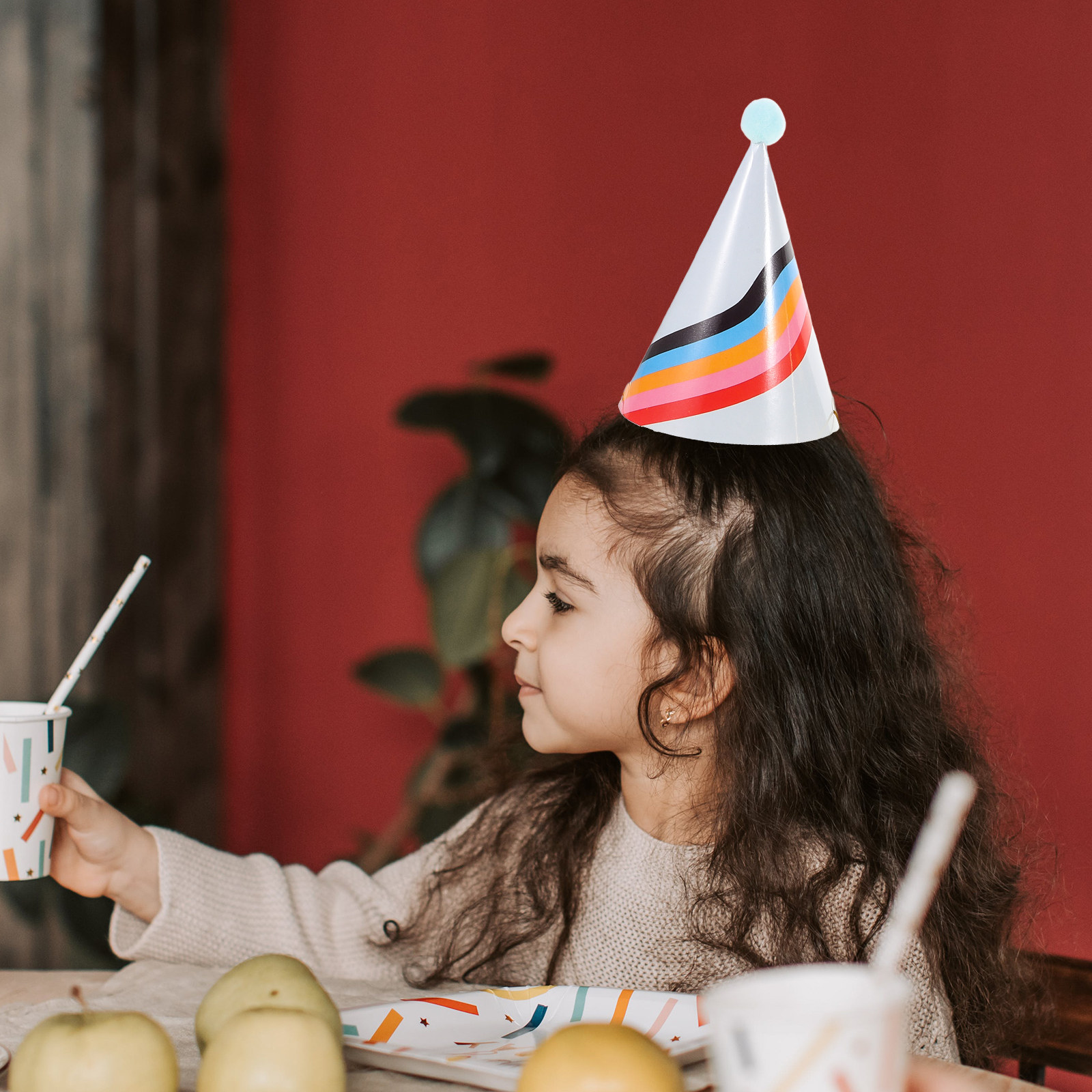 Party Hat Cone - 3 piezas de gorros de cumpleaños