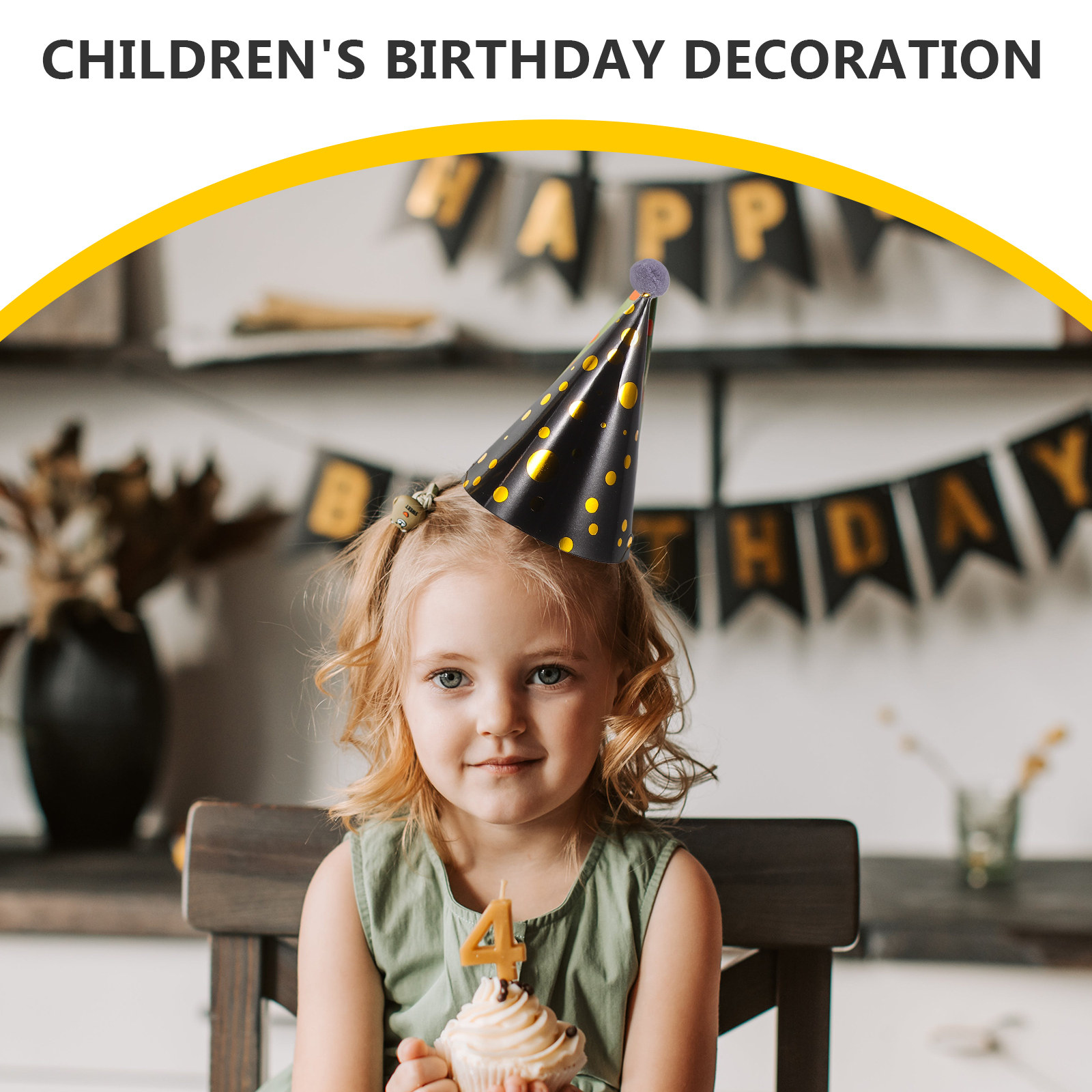 3 piezas de gorros de cumpleañ - Party Hat Cone reseña y precio