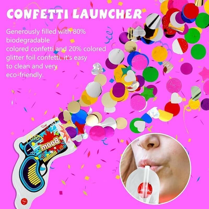 10 Piezas de Lanzadores de Con - Confetti Cannon Tube reseña y precio